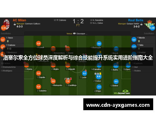 洛塞尔索全方位球员深度解析与综合技能提升系统实用进阶指南大全